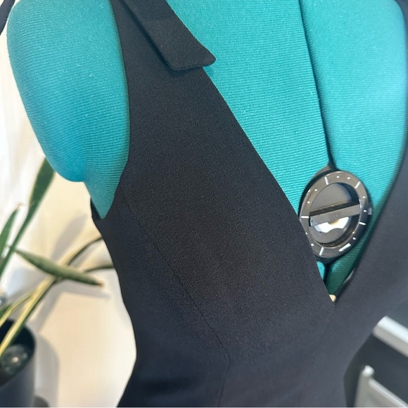 Dress The Population Lita Dress Sleeveless Tie Shoulder Sheath Black small - Picture 4 of 16